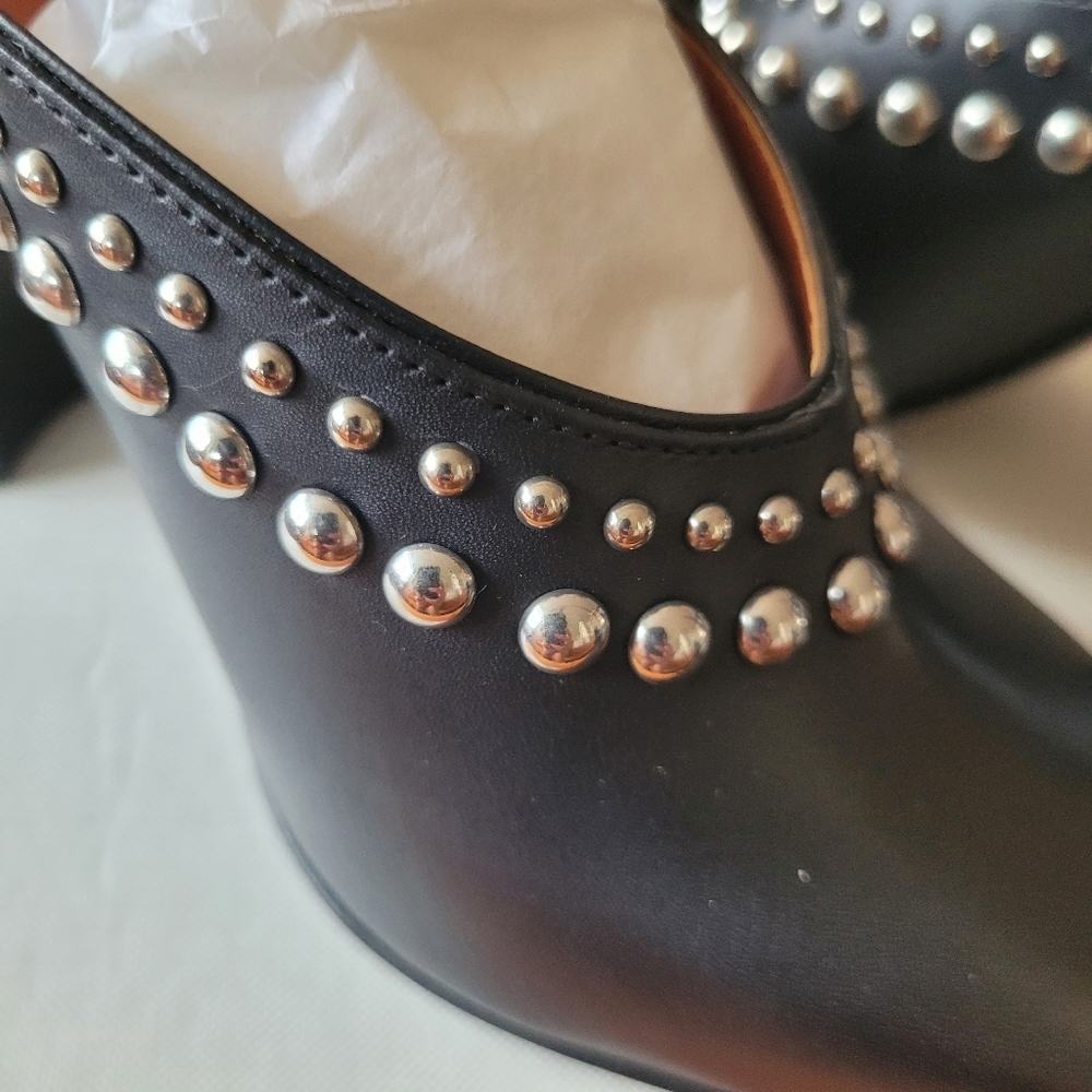 **HP** 3.1 PHILIP LIM Studded Black Leather Booties - Picture 10 of 16